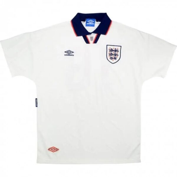 England 1993 94 Sheringham Home Retro Jersey