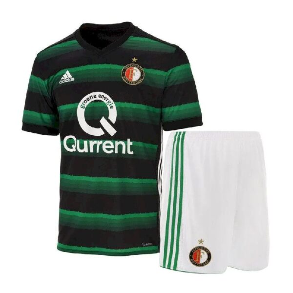 Feyenoord 201718 Away Kids Jersey And Shorts Kit 41436 1