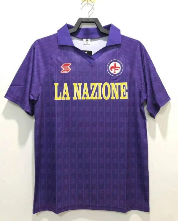 Fiorentina 1989 90 Home Retro Jersey 36283