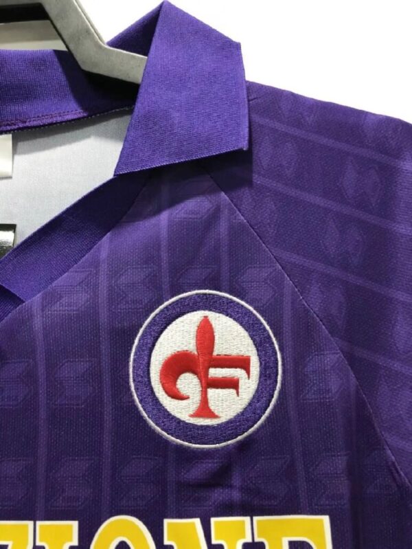 Fiorentina 1989 90 Home Retro Jersey 36285