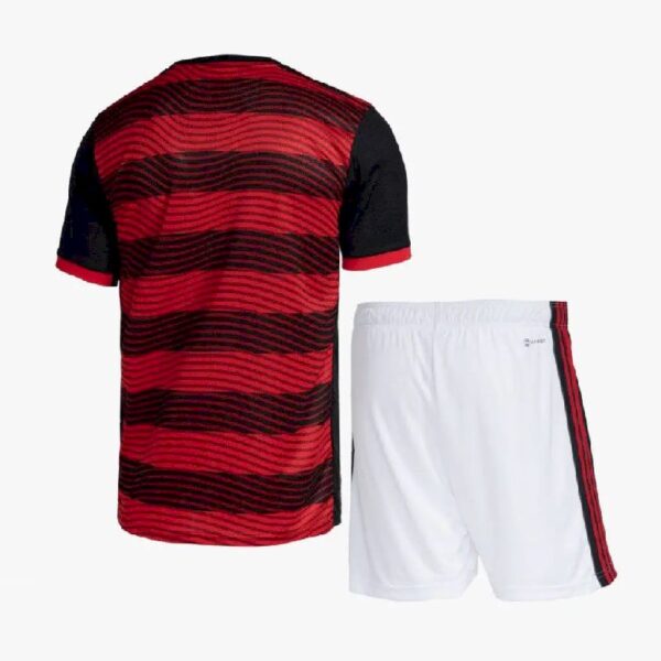 Flamengo 2022 Home Kids Jersey And Shorts Kit 45123