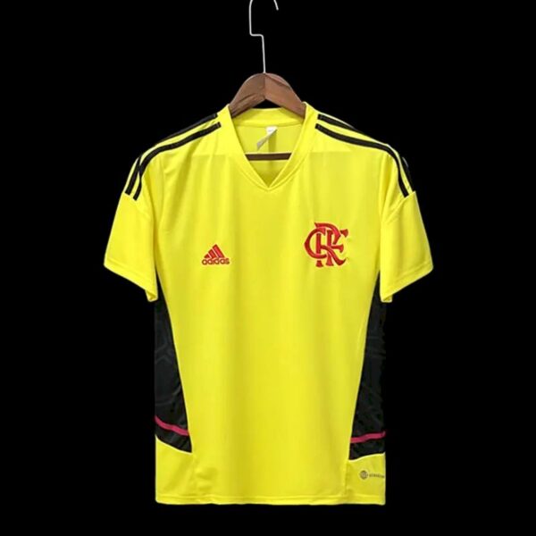 Flamengo 2022 Training Jersey Yellow 45066