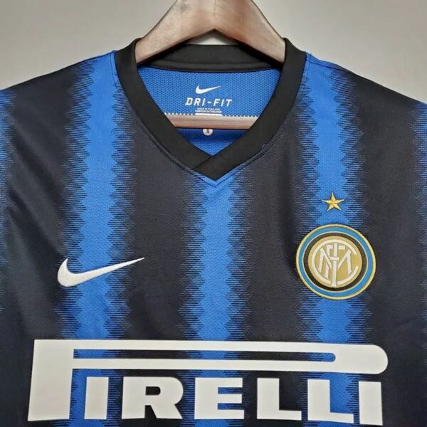 Inter Milan 201011 Home Long Sleeves Retro Jersey 59722