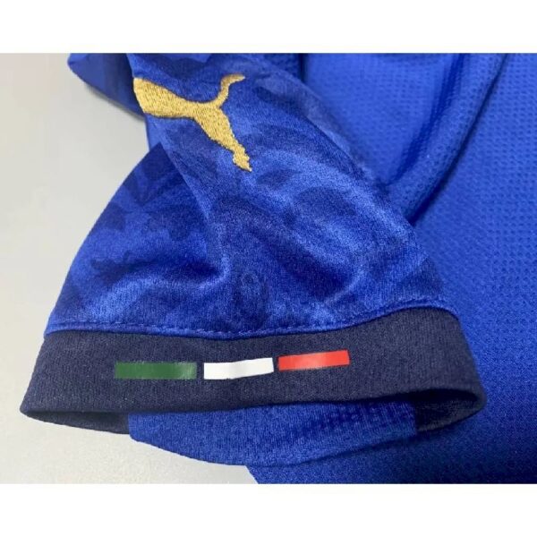 Italy 2021 Home Kids Jersey And Shorts Kit 44680