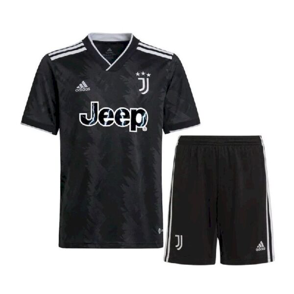 Juventus 202223 Away Kids Jersey And Shorts Kit 47227