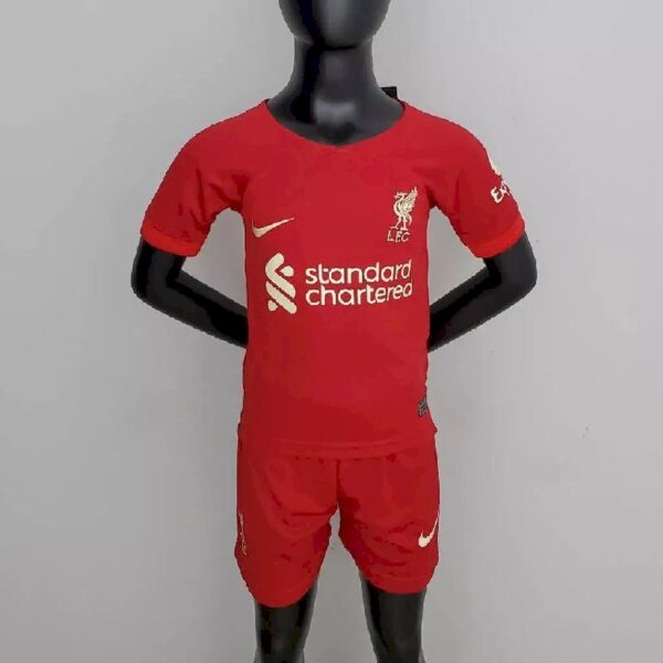 Liverpool 202223 Home Kids Jersey And Shorts Kit 44347