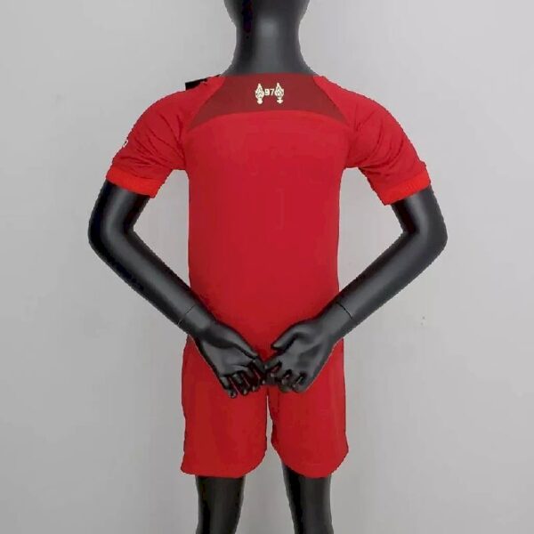 Liverpool 202223 Home Kids Jersey And Shorts Kit 44348