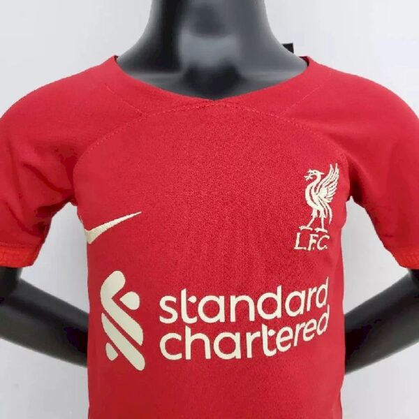 Liverpool 202223 Home Kids Jersey And Shorts Kit 44349