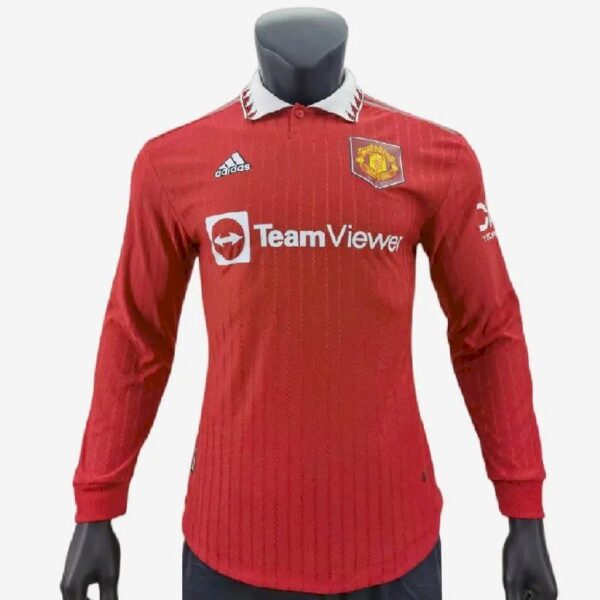 Man Utd 202223 Home Authentic Ls Player Version Jersey 40270