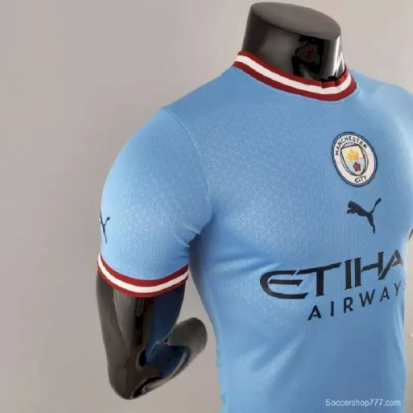 Manchester City 202223 Home Player Version Jersey 39915