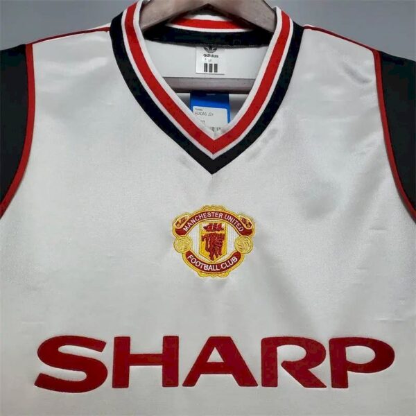 Manchester United 1985 White Retro Jersey 52604