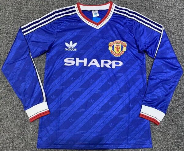 Manchester United 1986 88 Third Ls Retro Jersey 33353