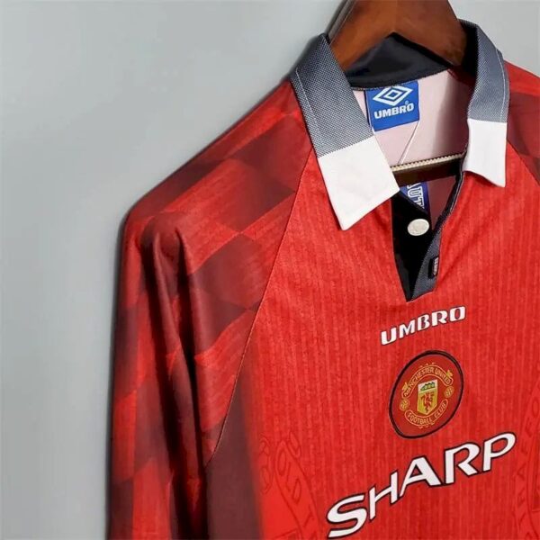 Manchester United 1996 Home Long Sleeve Retro Jersey 52542