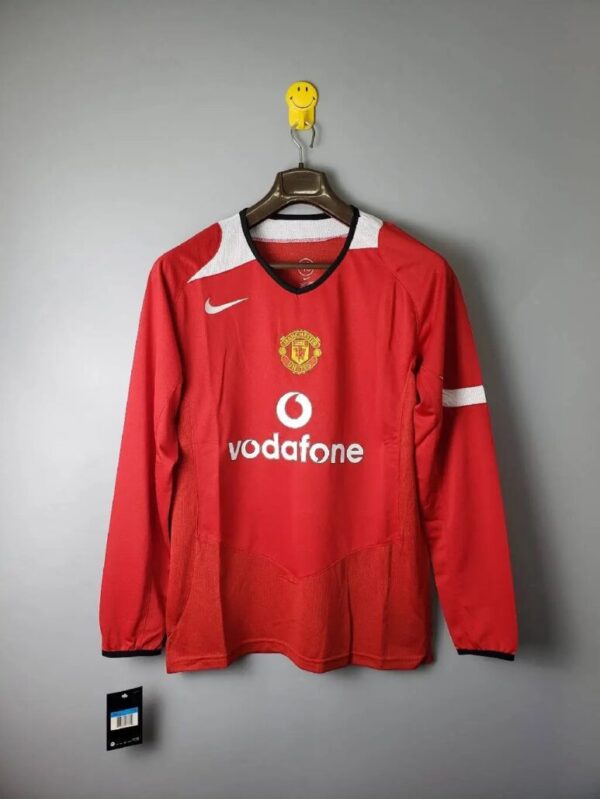 Manchester United 2004 2006 Ls Home Retro Jersey 33153