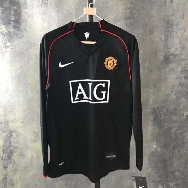 Manchester United 20072008 Third Ls Retro Jersey 33450