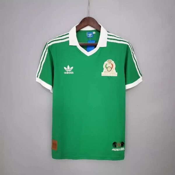 Mexico 1986 World Cup Home Retro Jersey 35799