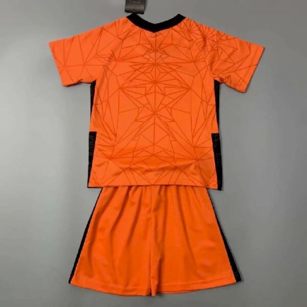 Netherlands 2021 Home Kids Jersey And Shorts Kit 46404