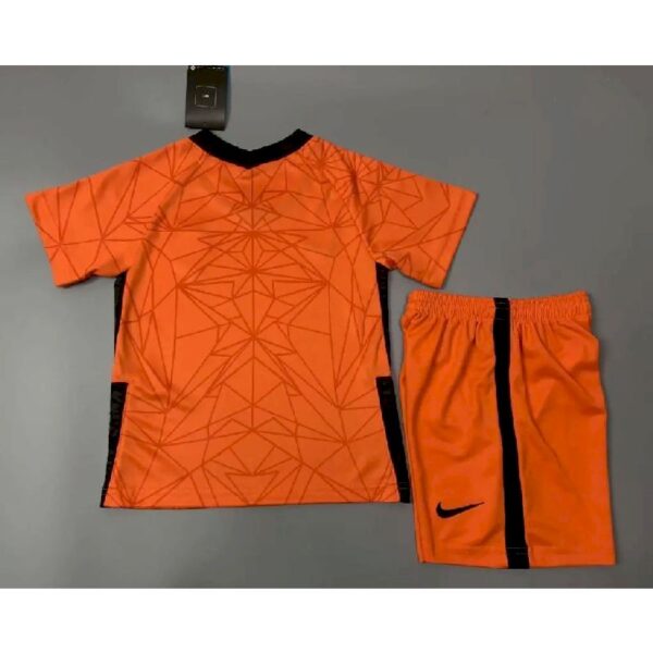 Netherlands 2021 Home Kids Jersey And Shorts Kit 46406