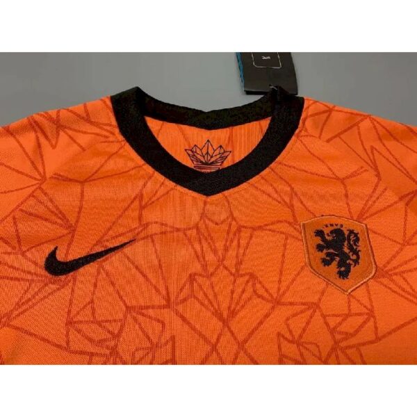 Netherlands 2021 Home Kids Jersey And Shorts Kit 46408