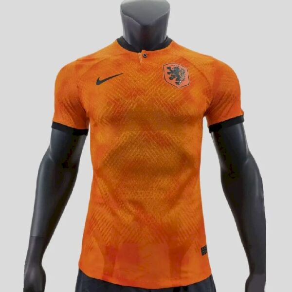 Netherlands 2022 World Cup Home Player Version Jersey 46115