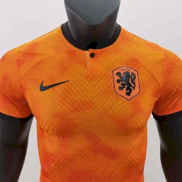 Netherlands 2022 World Cup Home Player Version Jersey 46116