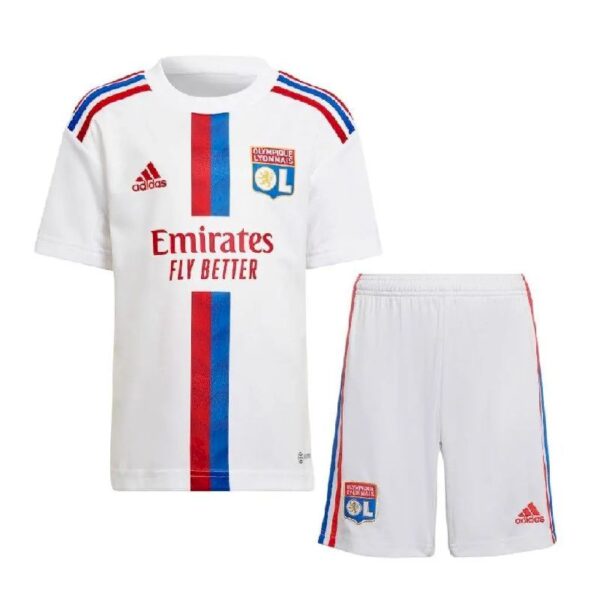 Olympique Lyonnais 202223 Home Kids Jersey And Shorts Kit 47506