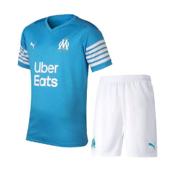 Olympique Marseille 202223 Fourth Kids Jersey And Shorts Kit 43459