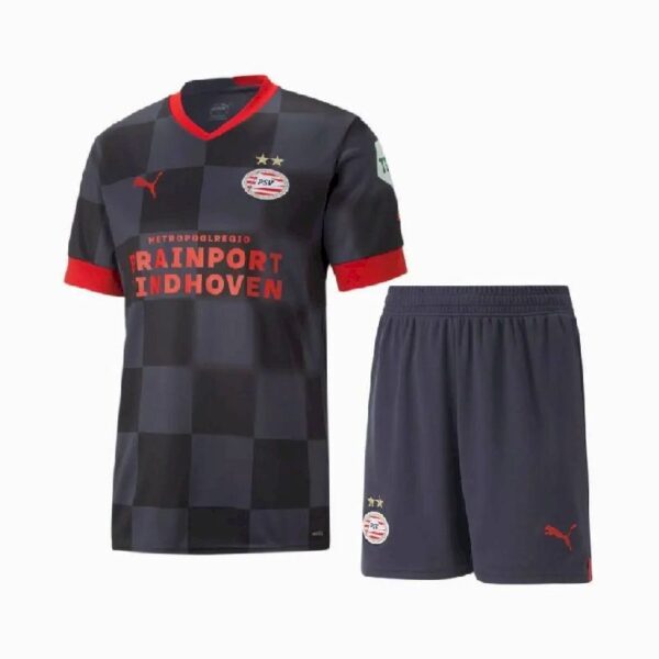 Psv Eindhoven 202223 Away Kids Jersey And Shorts Kit 46866