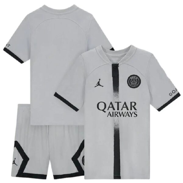 Paris Saint Germain 202223 Away Kids Jersey And Shorts Kit 48198