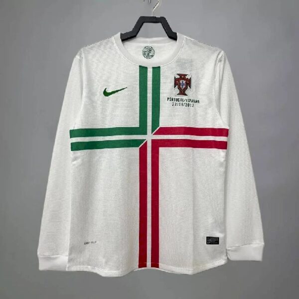 Portugal 2012 Euro Cup Away Ls Retro Jersey 37874