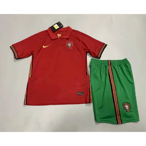 Portugal 2021 Home Kids Jersey And Shorts Kit 37760