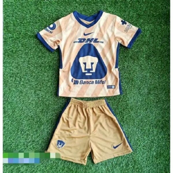 Pumas Unam 2021 Third Kids Jersey And Shorts Kit 43338