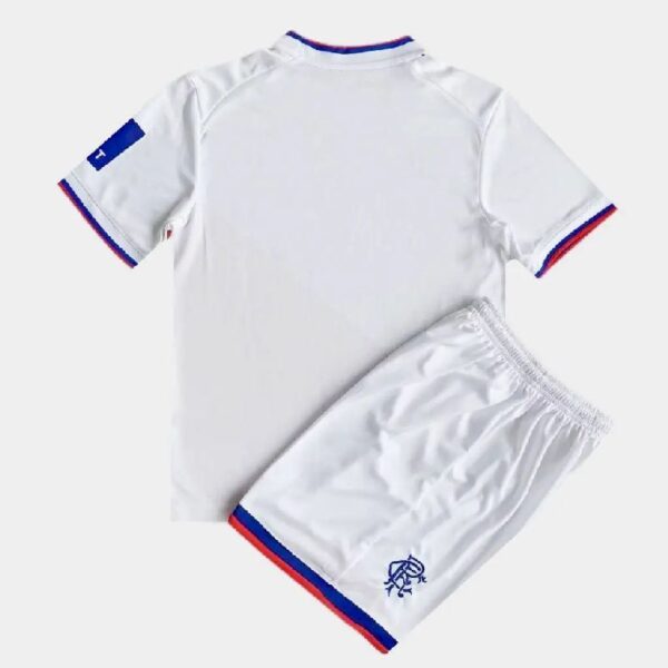 Rangers 202223 Away Kids Jersey And Shorts Kit 1