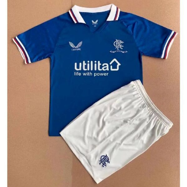 Rangers 202223 Legends Kids Jersey And Shorts Kit 39635