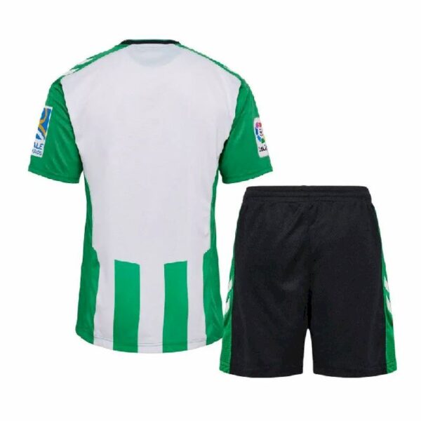 Real Betis 202223 Home Kids Jersey And Shorts Kit