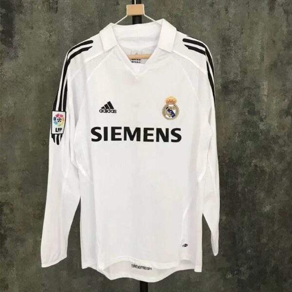 Real Madrid 200506 Home Ls Retro Jersey 32167