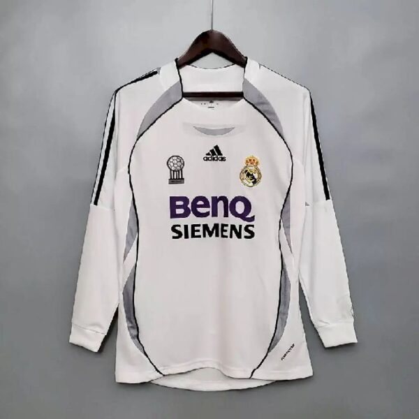 Real Madrid 200607 Home Ls Retro Jersey 41458