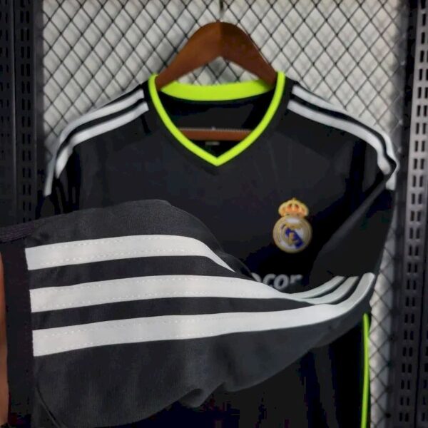 Real Madrid 201011 Away Long Sleeves Retro Jersey 58653