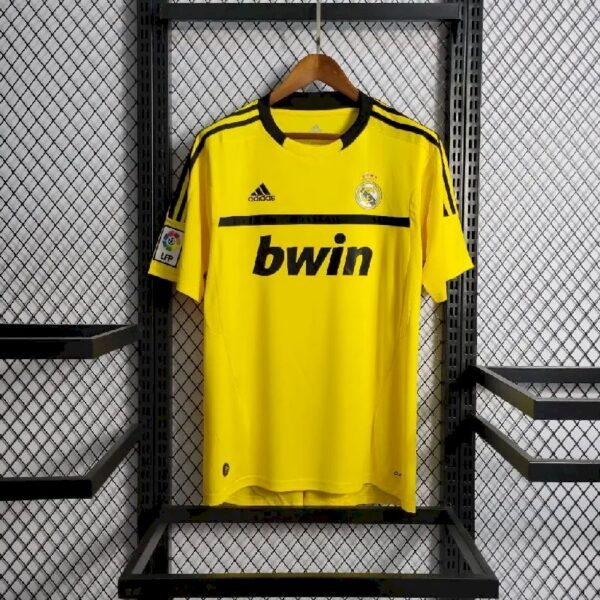 Real Madrid 201112 Yellow Goalkeeper Retro Jersey 50974