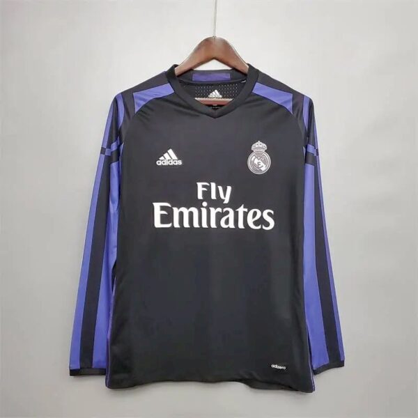 Real Madrid 201516 Third Away Long Sleeve Retro Jersey 51817