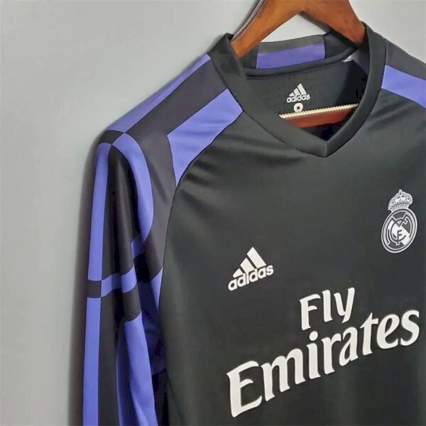 Real Madrid 201516 Third Away Long Sleeve Retro Jersey 51819