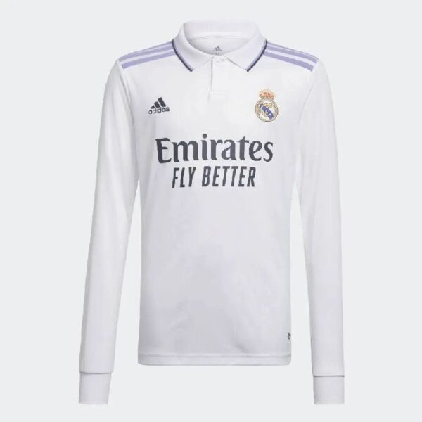 Real Madrid 202223 Home Ls Jersey 42526