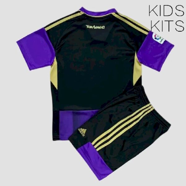 Real Valladolid 202223 Away Kids Jersey And Shorts Kit 1