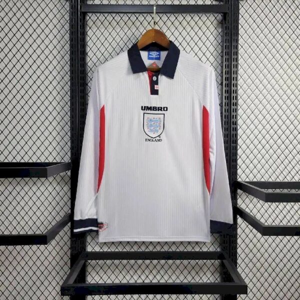 Retro 1998 England Home Long Sleeve