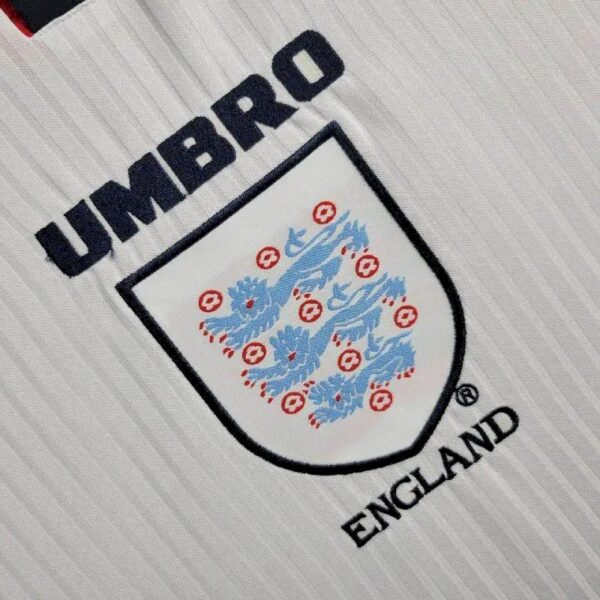 Retro 1998 England Home Long Sleeve 8 1