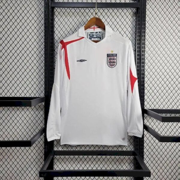 Retro 2005 England Home Long Sleeve