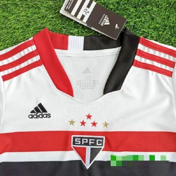 Sao Paulo 2021 Home Kids Jersey And Shorts Kit 43095