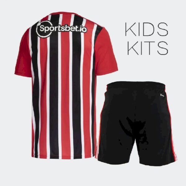 Sao Paulo 2022 Away Kids Jersey And Shorts Kit 40302