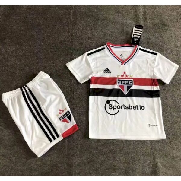 Sao Paulo 2022 Home Kids Jersey And Shorts Kit 40597