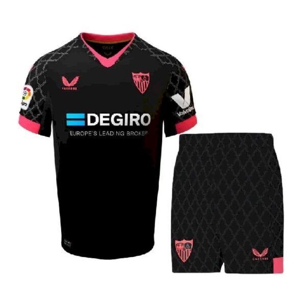 Sevilla 202223 Third Kids Jersey And Shorts Kit 46270 1